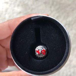 Minnie Bow Cupcake Pandora Charm